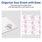 Avery Flexible Printable Name Tags, 2-1/3" x 3-3/8", Matte White, 80 Removable Name Badges (25395)